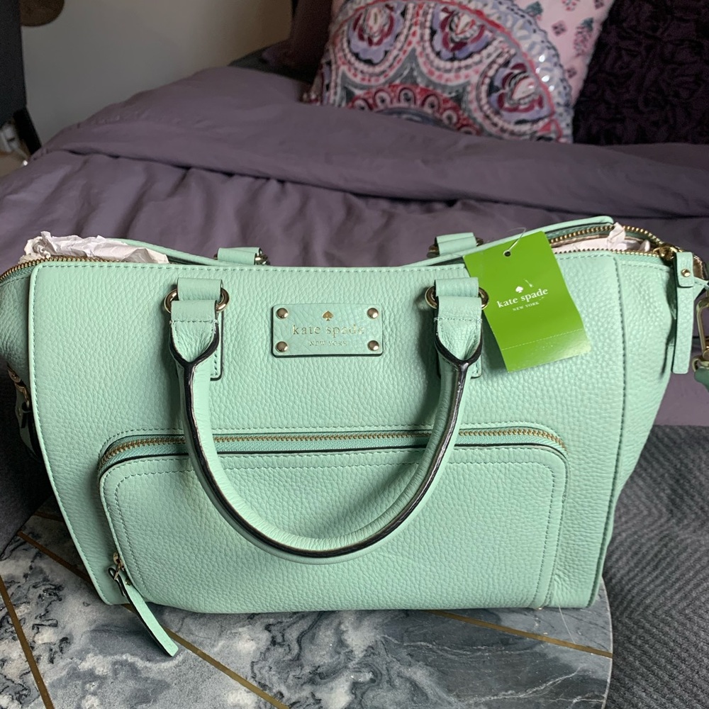 Kate spade Dusty mint Baxter crossbody